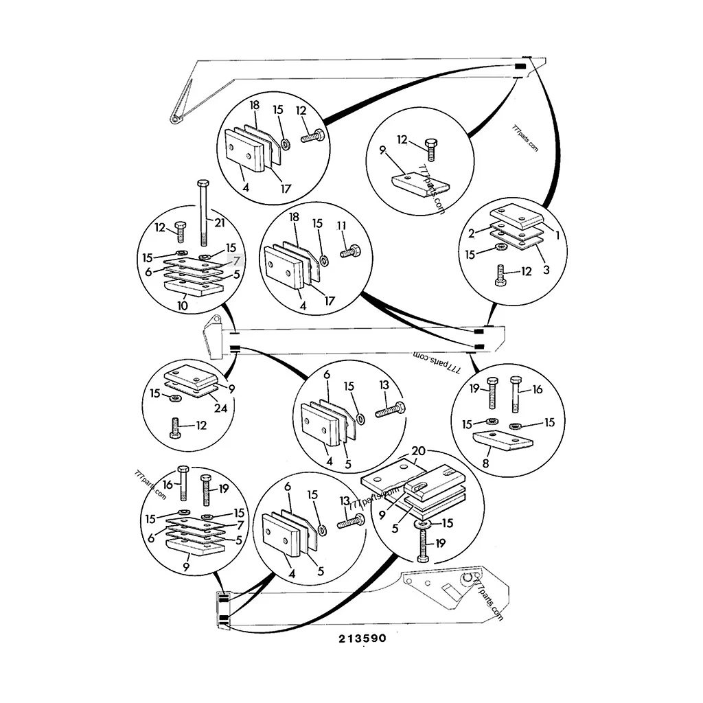 Cale 150x60x3.0 compatible pour JCB 4