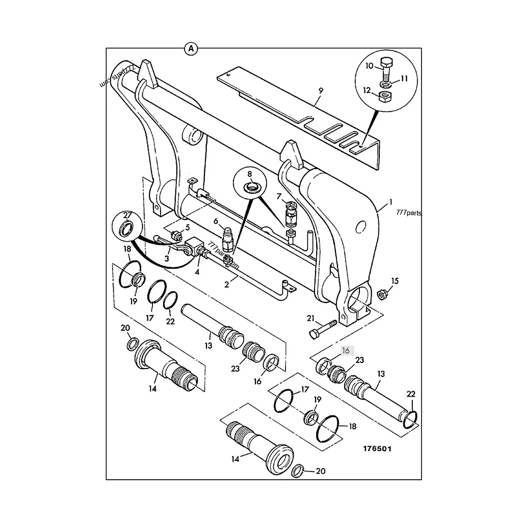 Segment compatible pour JCB 2