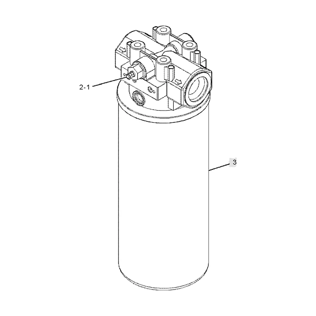 Filtre hydraulique compatible pour CAT 414E, 416C/D/E, 420D/E, réf. 126-1817 - photo 3