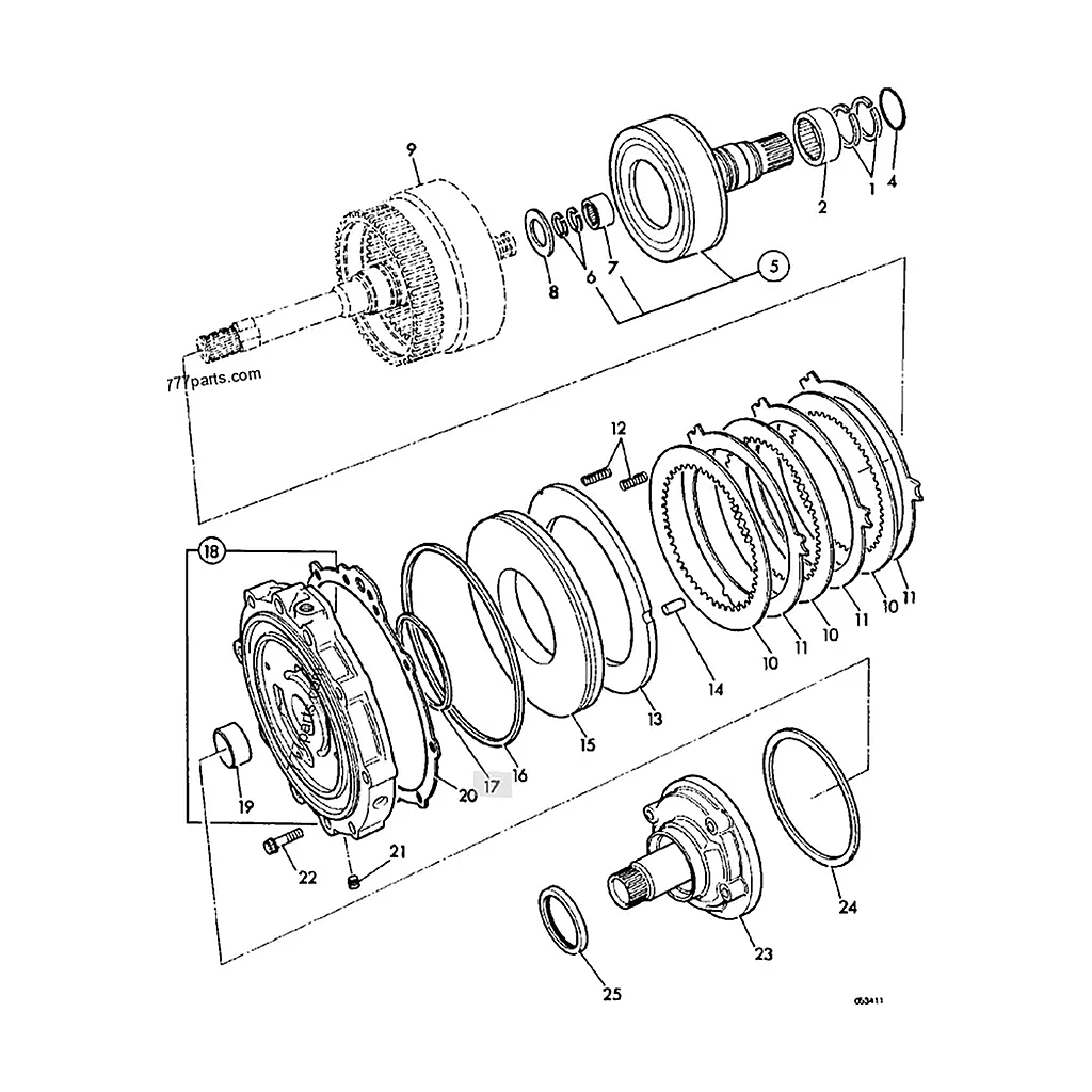 Joint compatible pour JCB 2