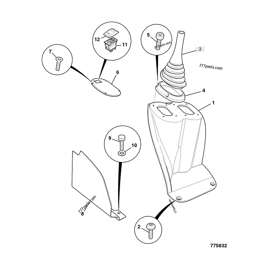 Soufflet compatible pour JCB 2