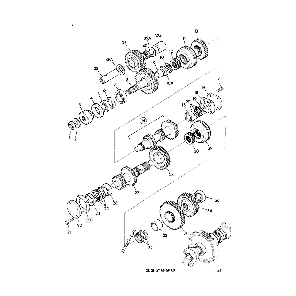 Joint papier compatible pour JCB, réf. 813/50056 - photo 2