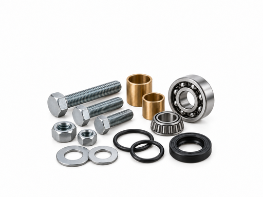 Visserie, joints, bagues et roulements : fixations, joints et fournitures