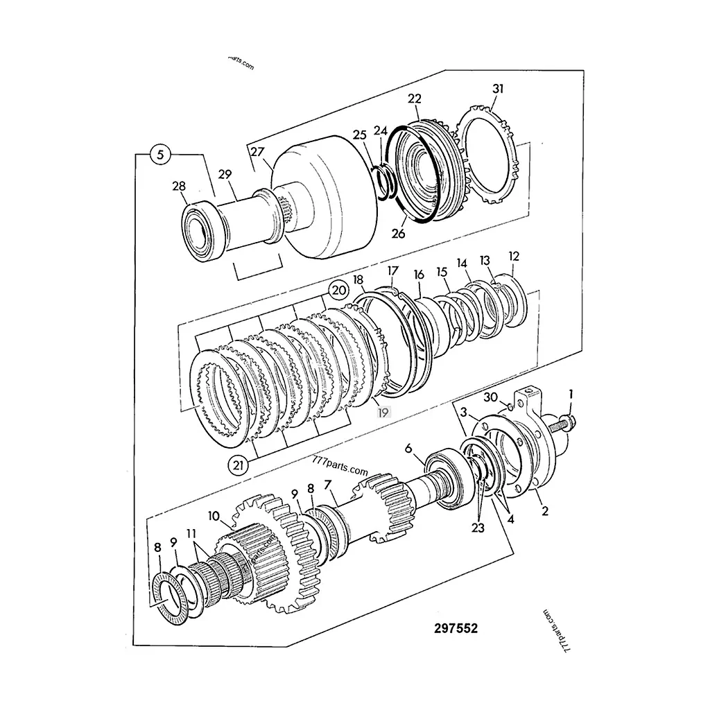 Plaque de pression compatible pour JCB