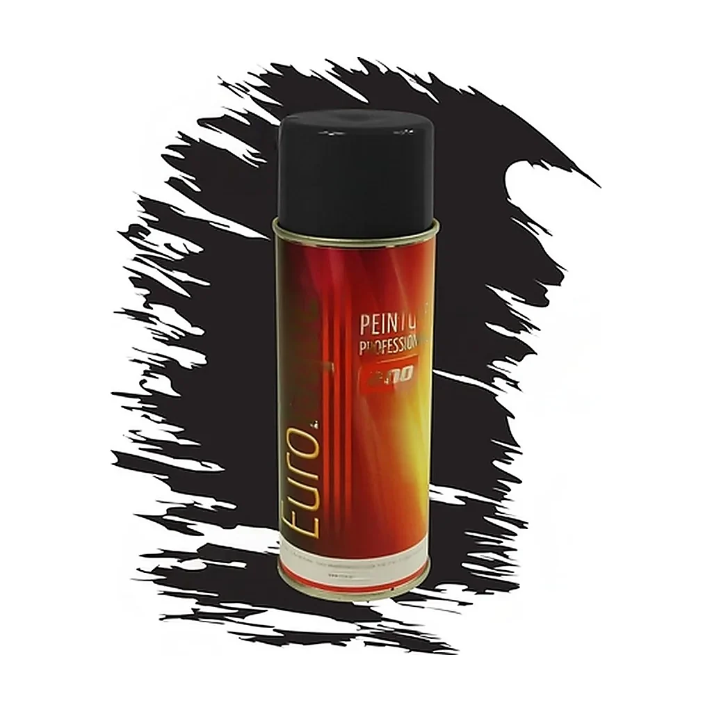 Bombe aerosol peinture noire compatible pour JCB