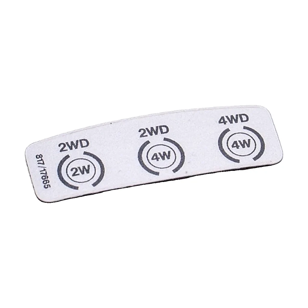 Autocollant de mode de freinage 2WS d'origine pour JCB 3CX, 3DX, 2CX