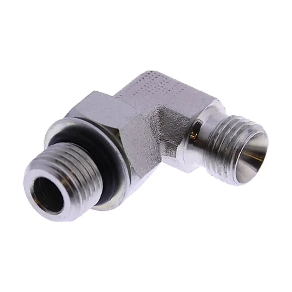Raccord tournant 90° m/m compatible pour JCB