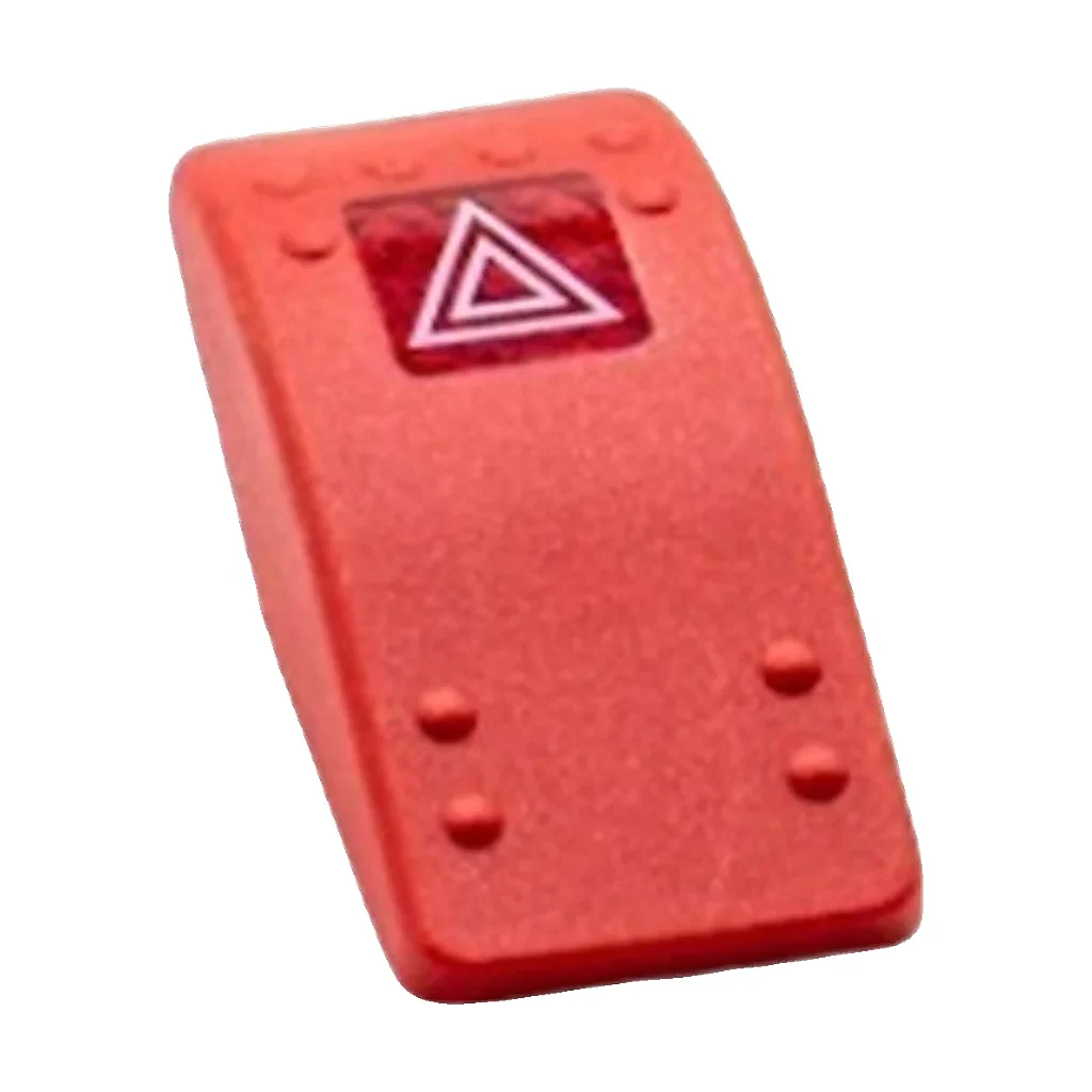 Couvercle d'interrupteur de feux de détresse compatible pour JCB 3CX, 2CX, 4CX