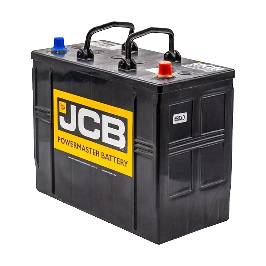Batterie humide 12V 130Ah d'origine pour JCB 1400, 1550, 1700