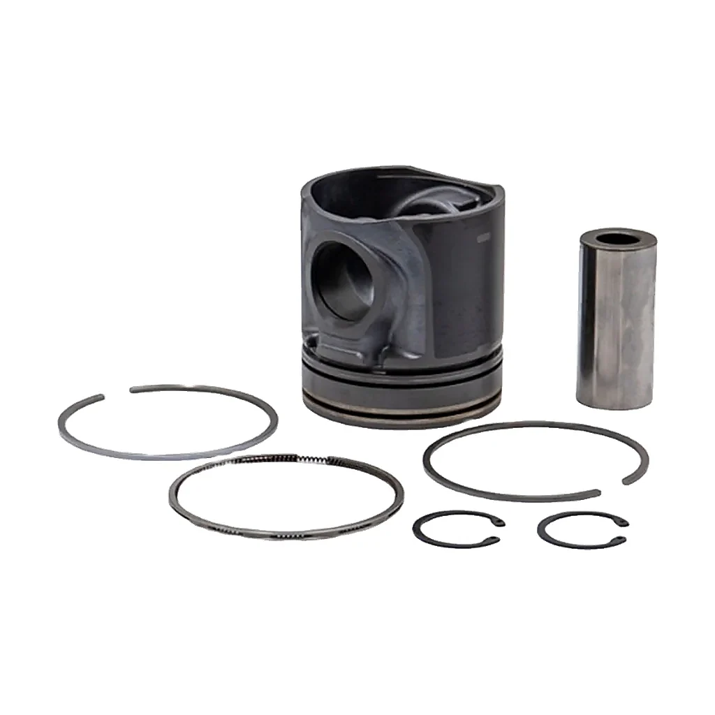Piston moteur complet avec segments +0,50 mm Dieselmax compatible pour JCB 3CX, 531, 533
