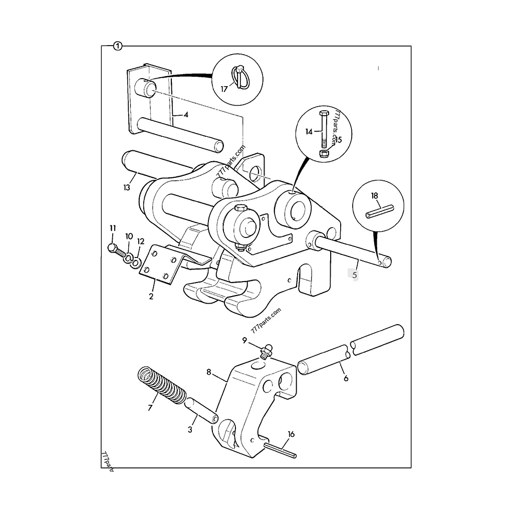 AXE compatible pour JCB