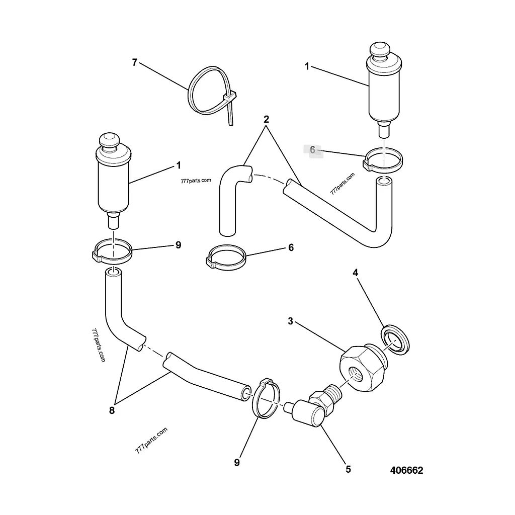Collier à oreille compatible pour JCB