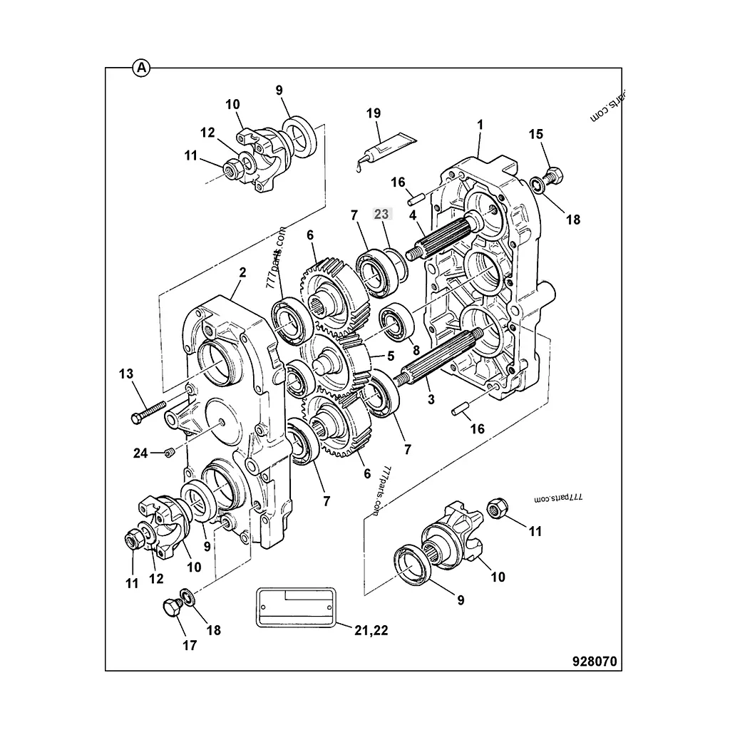 Cale épaisseur 0,1 mm compatible pour JCB