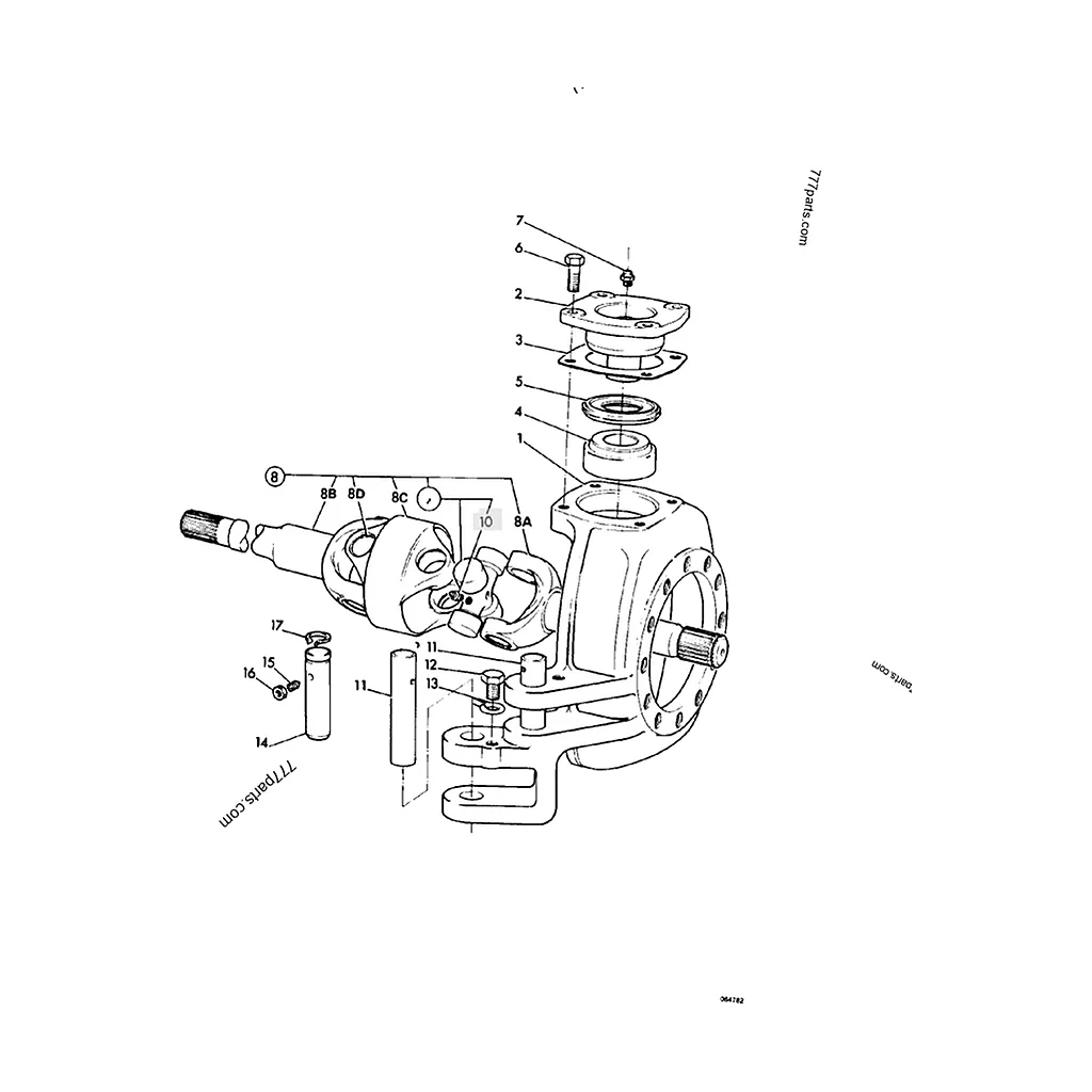 Téton compatible pour JCB