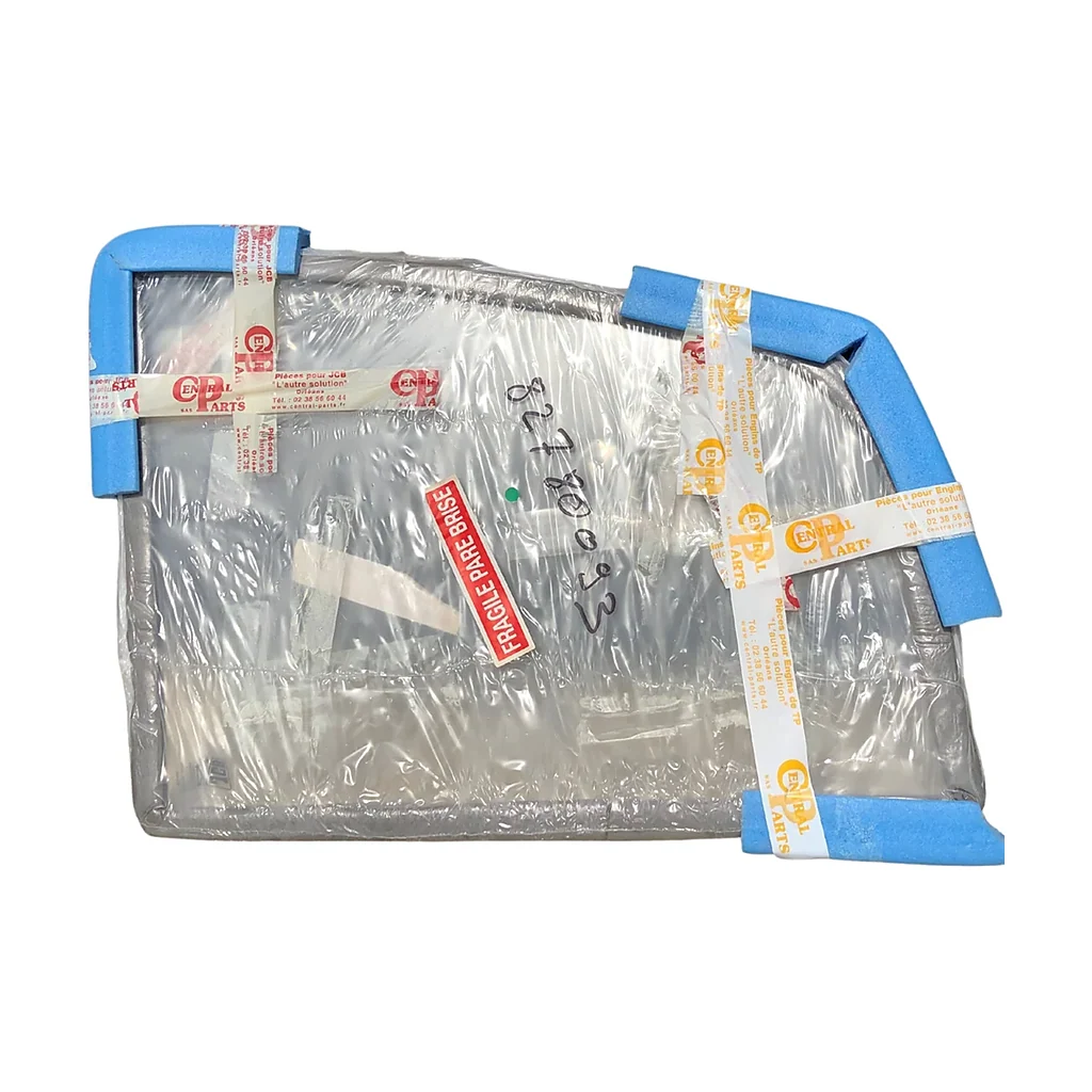 Vitre avant coulissante de porte compatible pour JCB