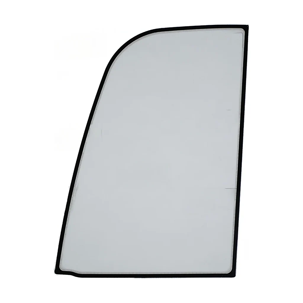 Vitre supérieure de porte compatible pour JCB