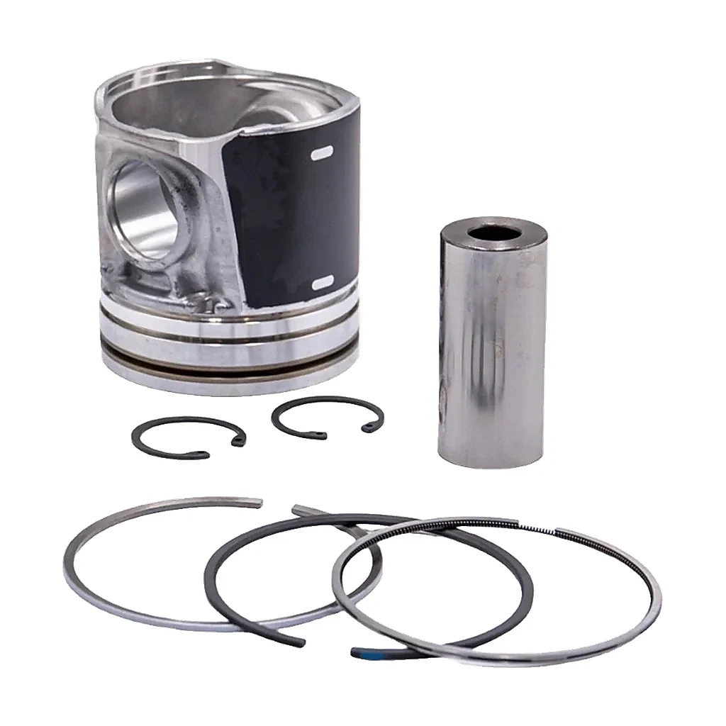 Piston avec segments 105 mm +0,50 mm compatible pour Perkins 1104, 1106