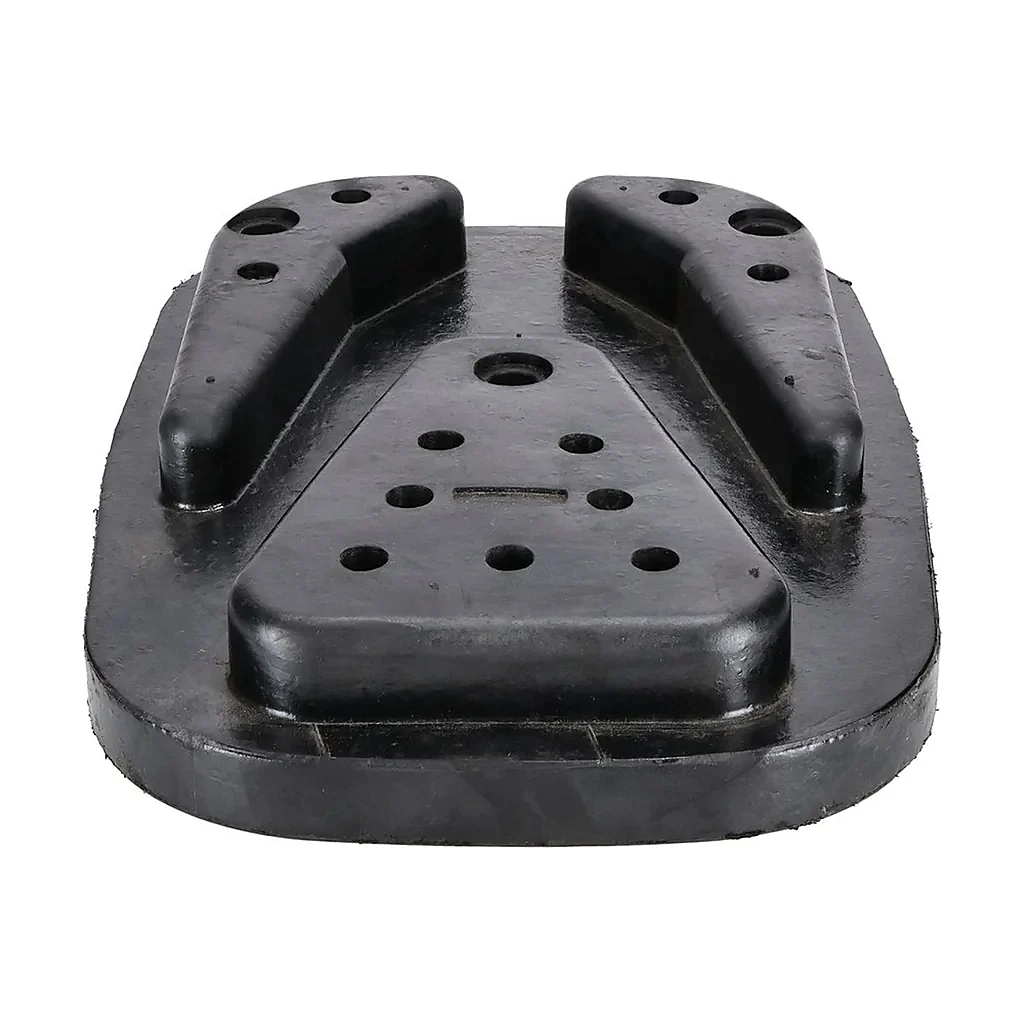 Patin caoutchouc complet avec boulonnerie compatible pour JCB