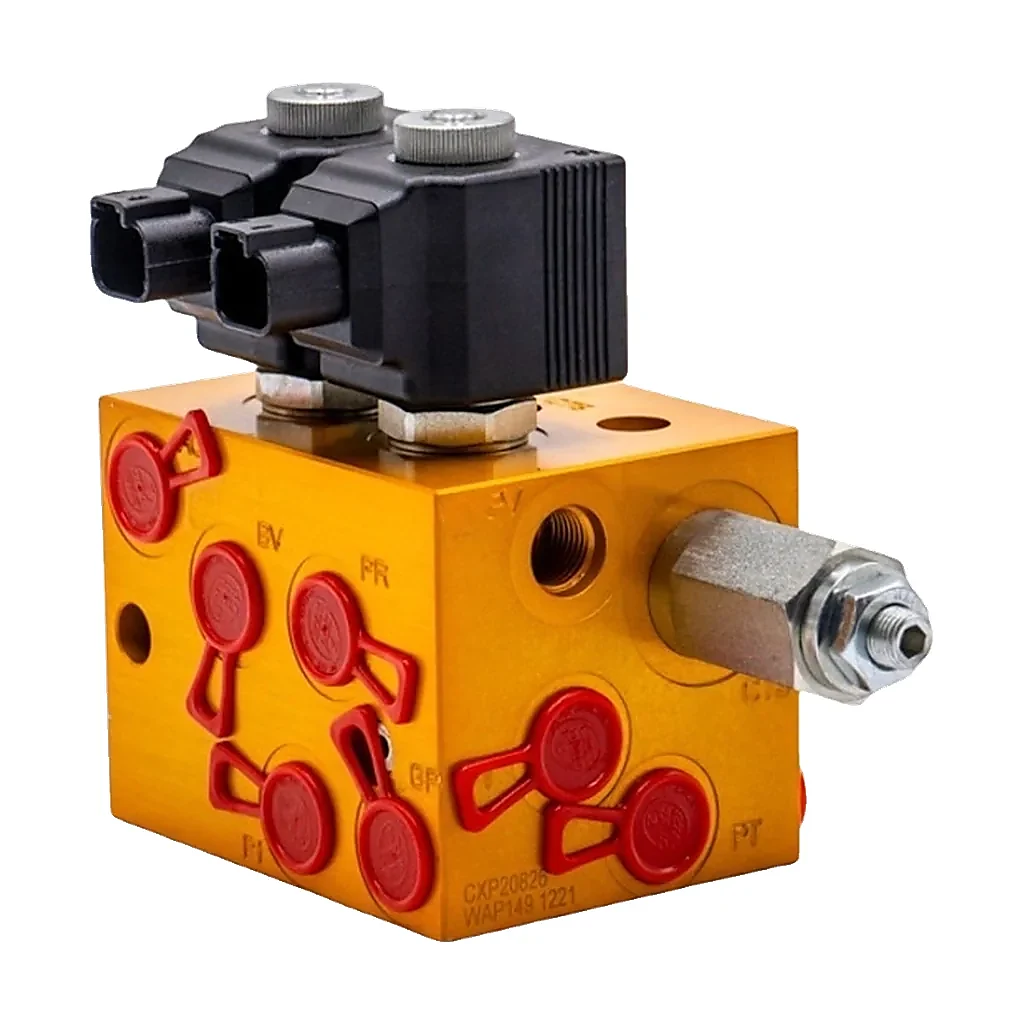Distributeur électrique hydraulique d'origine pour JCB