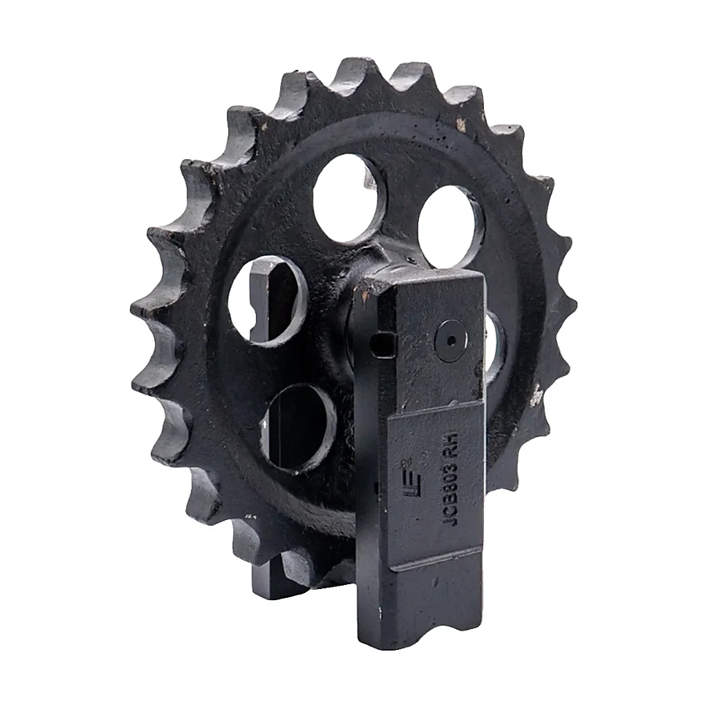 Roue de tension de chenille complète compatible pour JCB