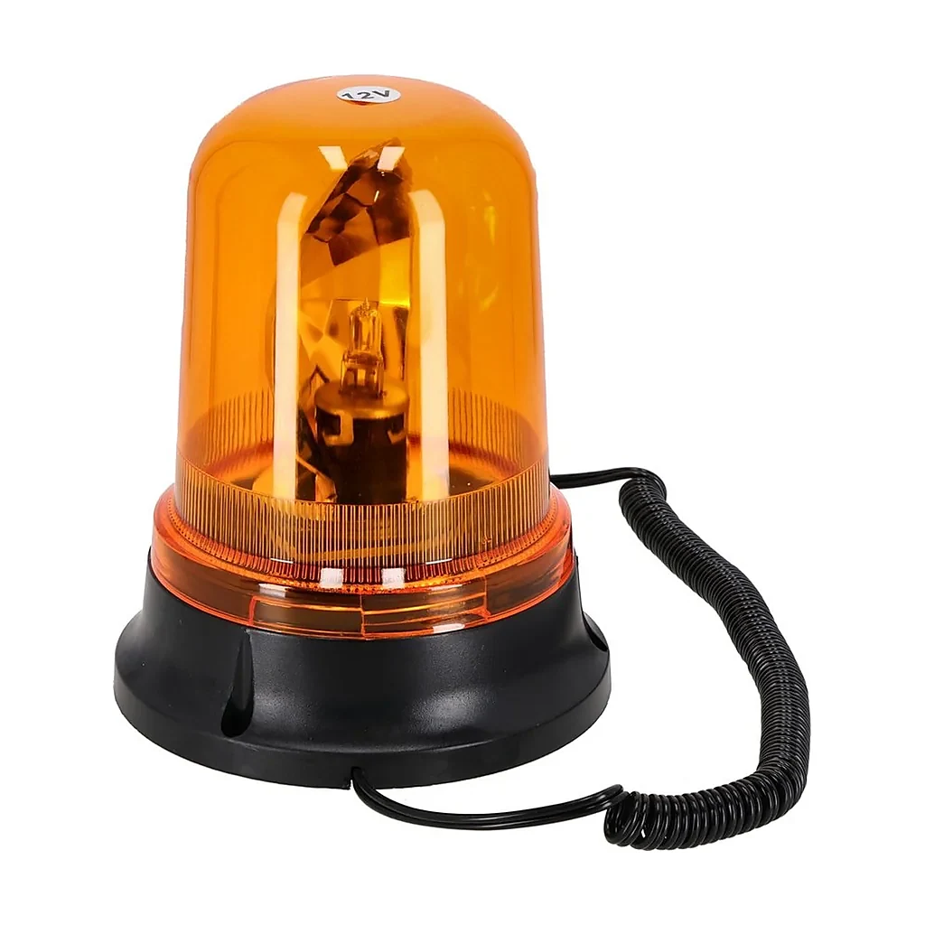 Gyrophare magnetique 12v/24v compatible pour JCB