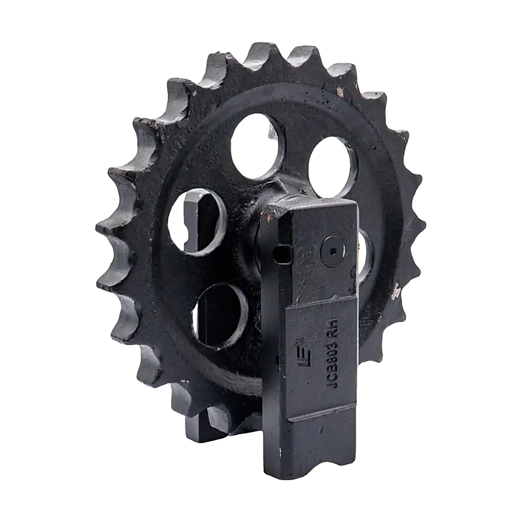 Roue folle avec axe compatible pour JCB