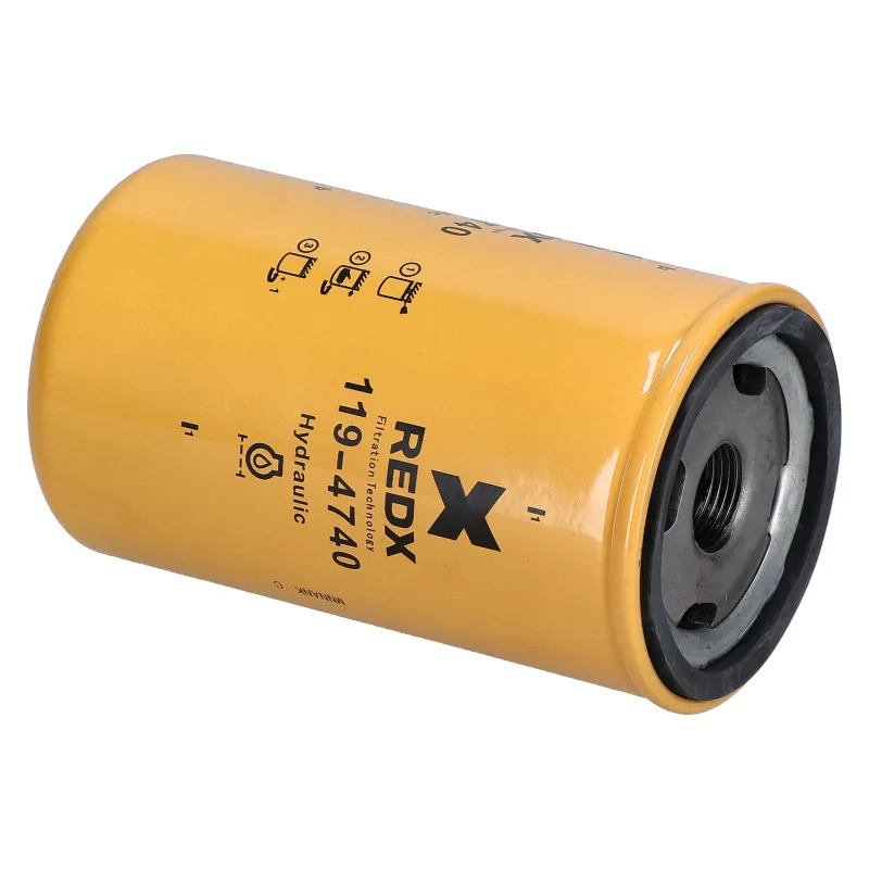 Filtre hydraulique et de transmission compatible pour CAT 414E à 450E (tractopelles)