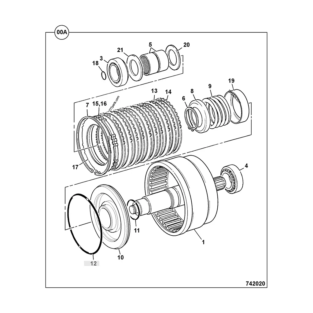 Joint torique compatible pour JCB