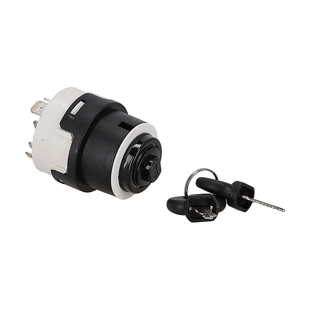 Interrupteur d'allumage et de démarrage avec clé compatible pour Volvo BL60, BL61/Plus, BL70