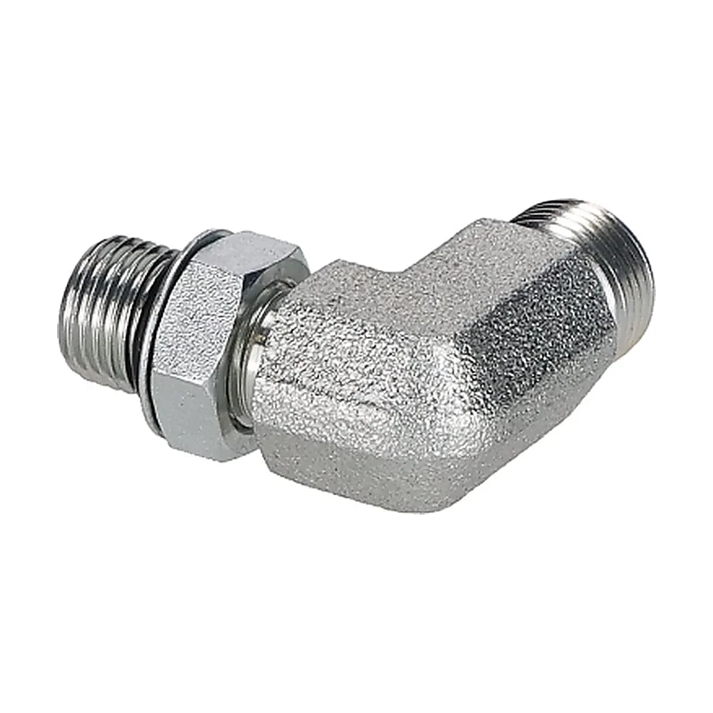 Raccord coude m/m compatible pour JCB