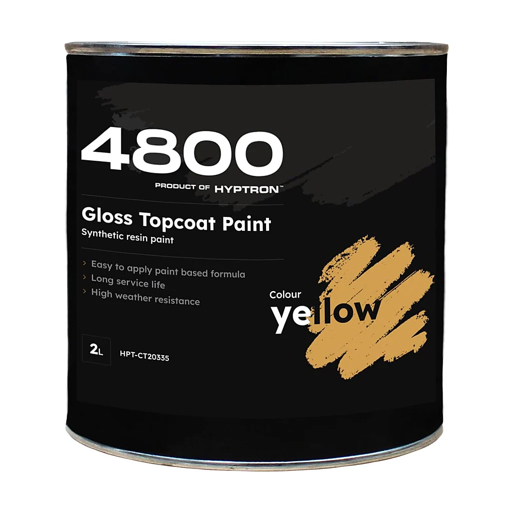 Peinture jaune brillant compatible pour CAT après 1999 - 2L