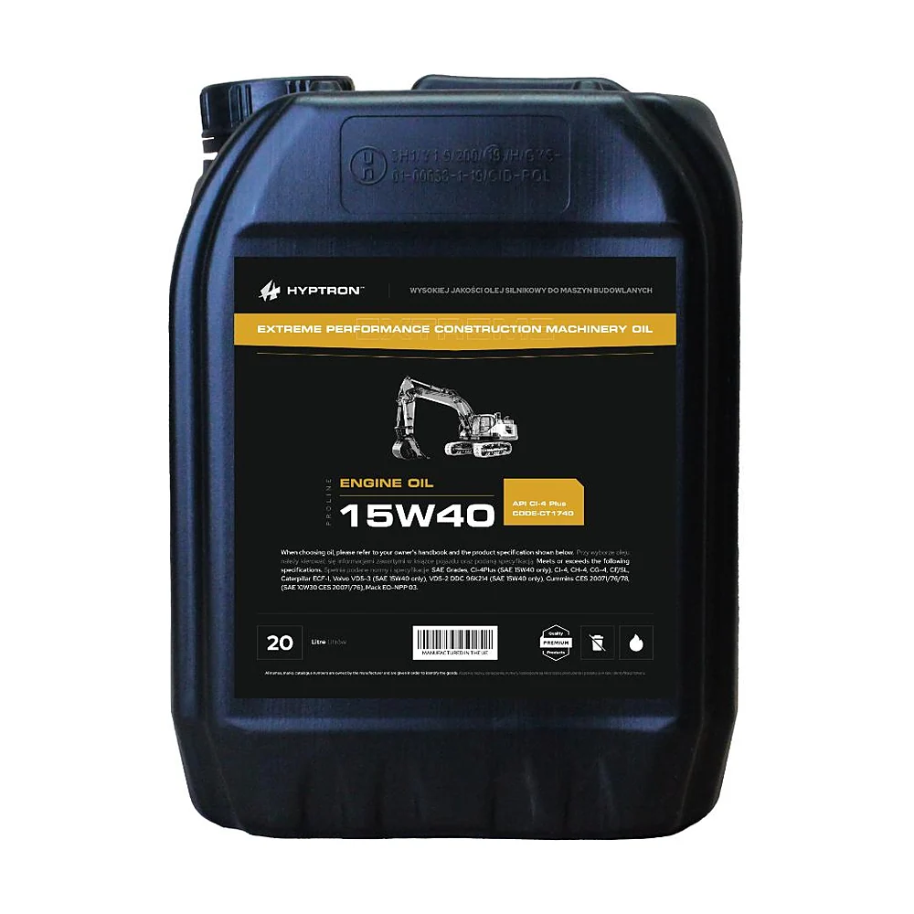 Huile moteur 15W40 compatible pour CAT - Bidon 20 litres