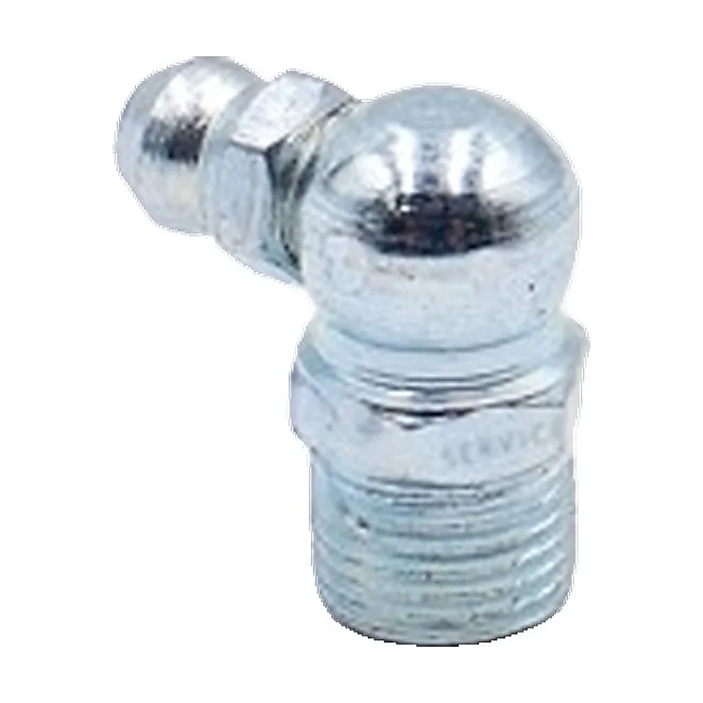 Graisseur coude 90° 1/8 bsp compatible pour JCB