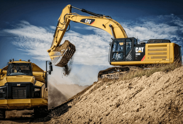 photo de machine caterpillar
