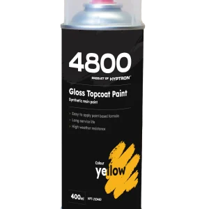 Bombe aerosol peinture jaune adaptable pour JCB - Référence 4220/0406