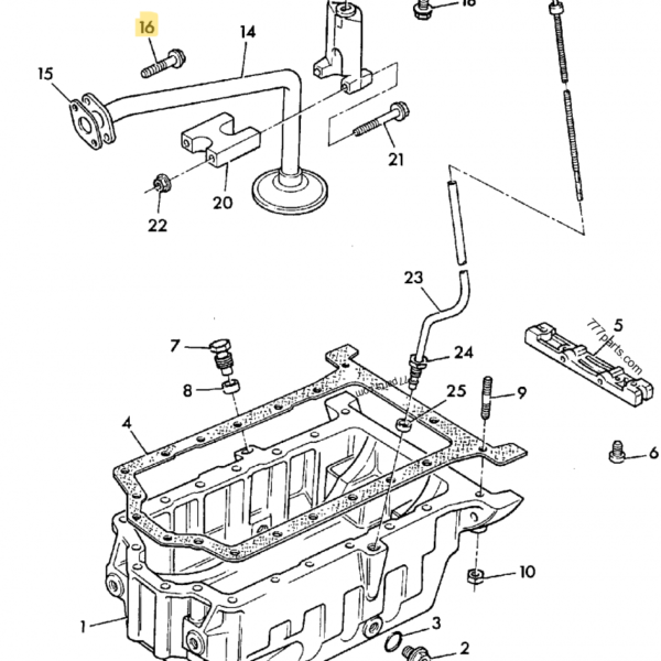 Vis compatible pour JCB – Référence 02/291021