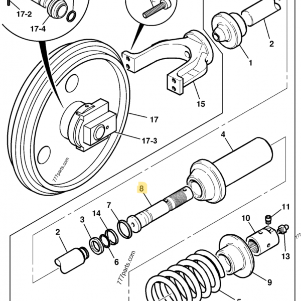 JCB SPANNSTANGE REF 331/23669