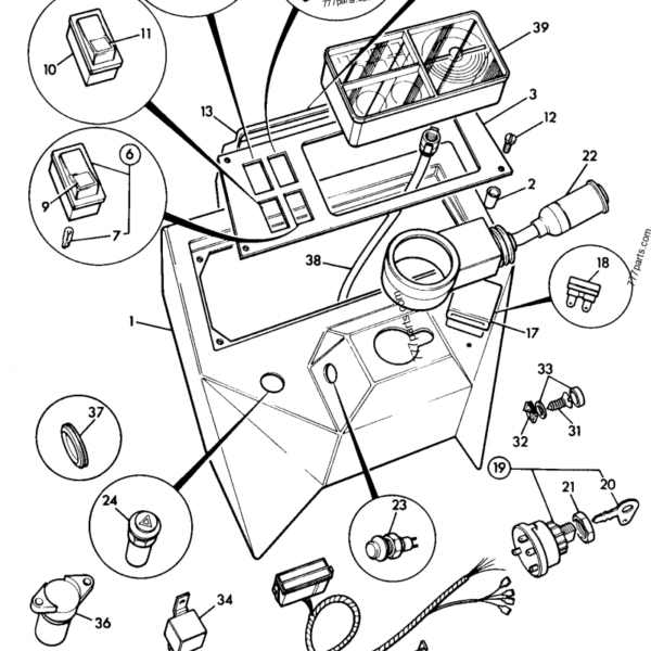SCATOLA DEI FUSIBILI JCB REF 706/52802