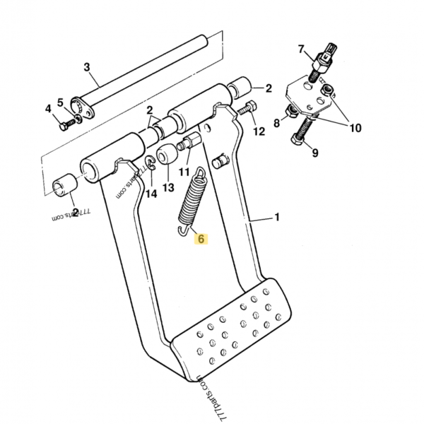 MUELLE DE RETORNO JCB REF 814/10109