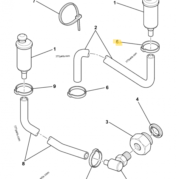 JCB CABLE TIE REF 821/00480