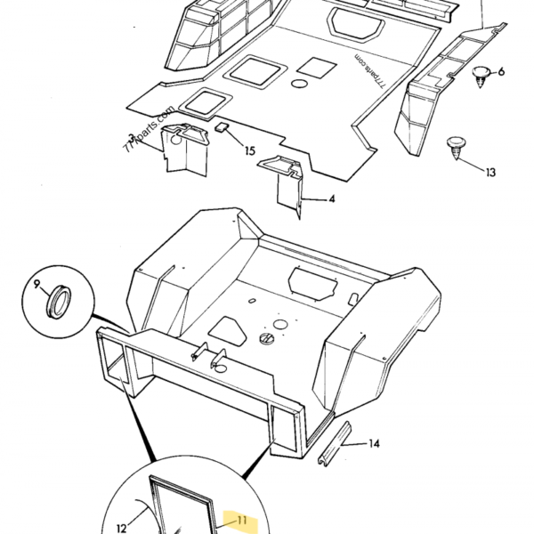 JCB GUMMI REF 926/03001