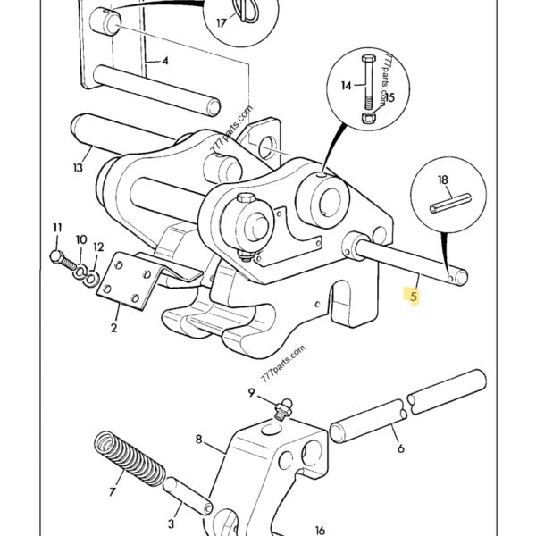 JCB AXLE REF 980/84558