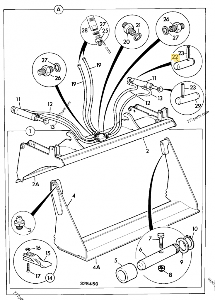 JCB ACHSE REF 983/00475