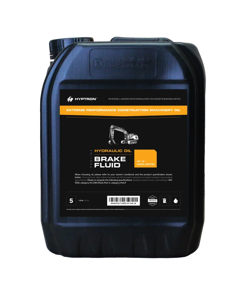 Huile frein iso vg15 bidon 5l compatible pour JCB – Référence 4002/0503D